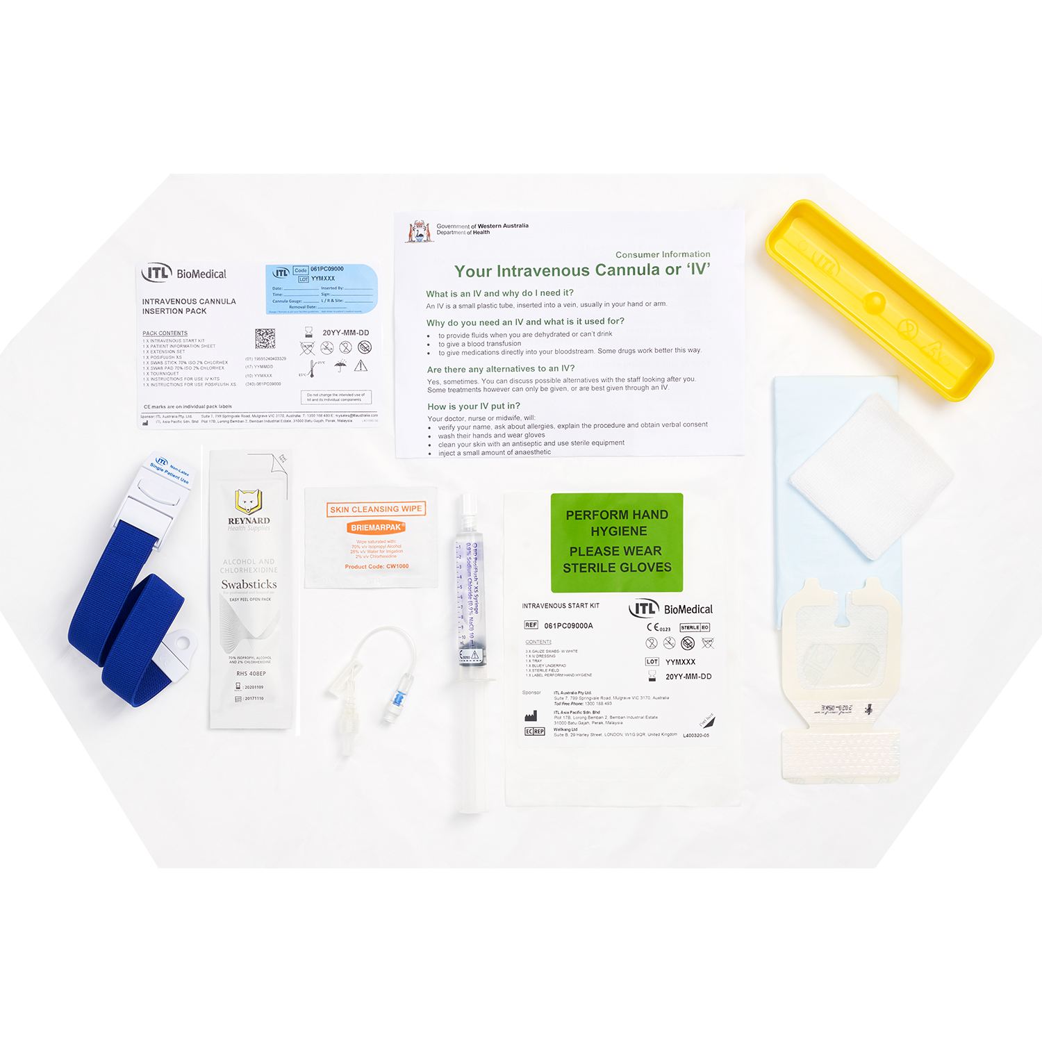 INTAGREL Intravenous Cannula Packs